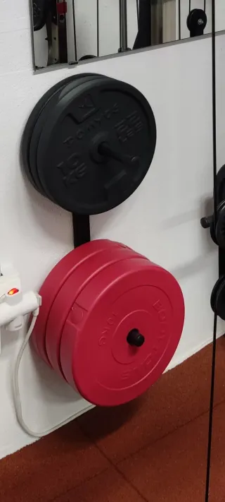 Disco de pesa 10 kg con recubrimiento de plástico