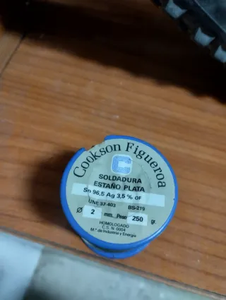 Carrete de estaño Cookson 250g 96.5% Ag