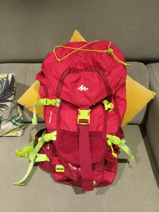 Zaino Quechua Forclaz 40L Rosso per bambini