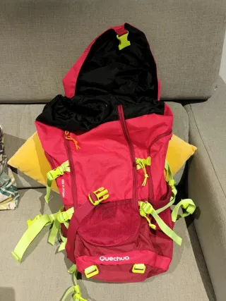 Zaino Quechua Forclaz 40L Rosso per bambini