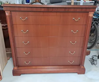 Cajonera o comoda madera cerezo