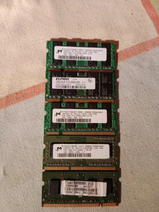 Memorias RAM Elpida 1GB y 2GB DDR2/DDR3