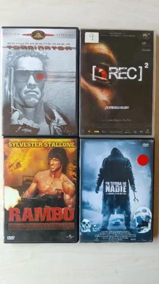 Lote DVDs: Terror, comedia, acción, drama...