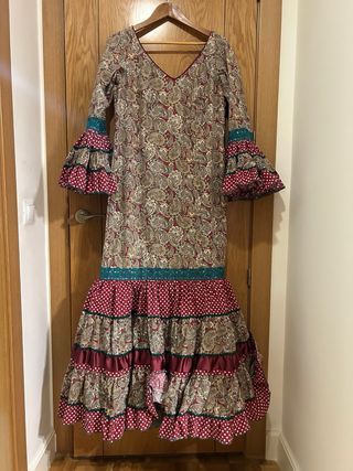 Traje Flamenca Mujer Multicolor
