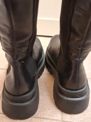 Stivali Keys nuovi in vera pelle made in italy