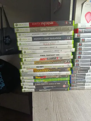 Juegos Xbox 360 y PS2