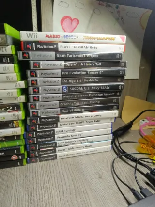 Juegos Xbox 360 y PS2