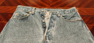 PANTALÓN LEVI'S 501, CABALLERO, AZUL, USA W32 L36.