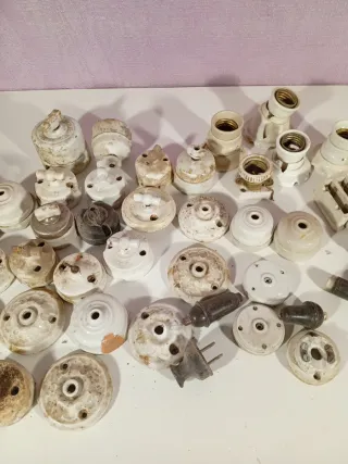 Lote piezas cerámica eléctrica