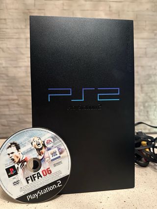 Console PS2 Fat + FIFA 06