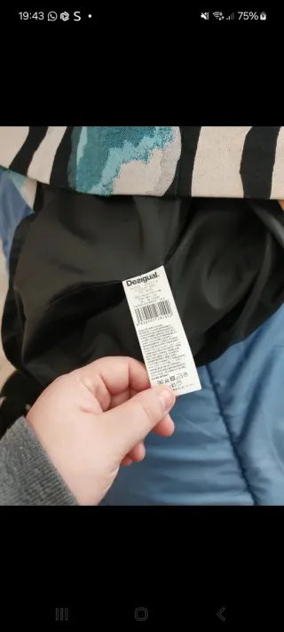 Vestito Desigual nero multicolor