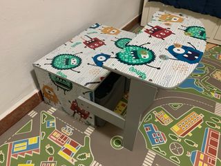 Banco - Pupitre infantil con almacenaje