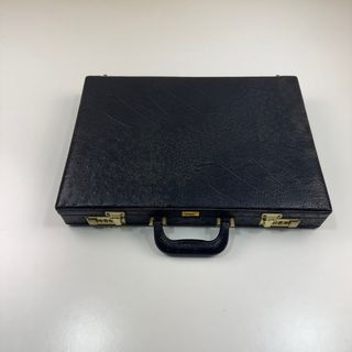 Maletín Vintage Cuero Negro