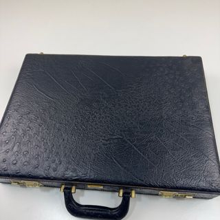 Maletín Vintage Cuero Negro