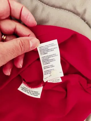 Polo Tommy Hilfiger Mujer Talla S Rojo