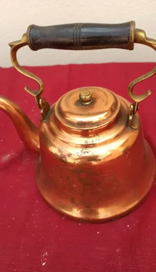 Tetera Antigua Cobre Inglesa