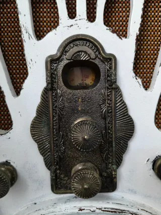 Radio Antigua Decorativa y funcional Blanca