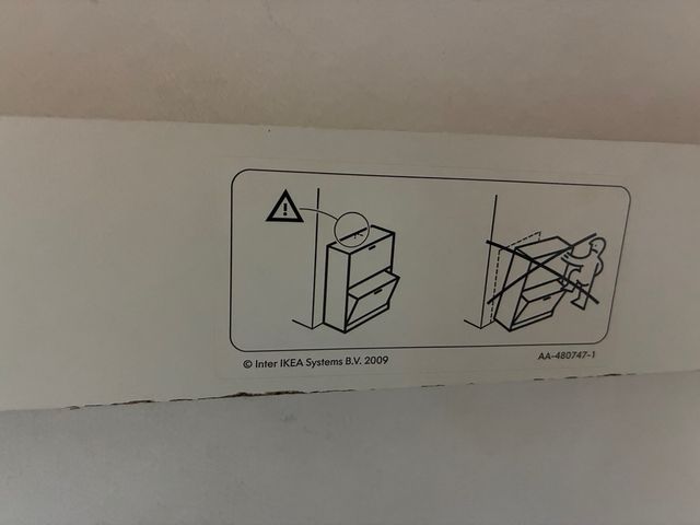 Zapatera Blanca IKEA