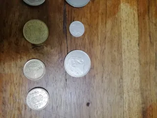 10 monedas de España pesetas