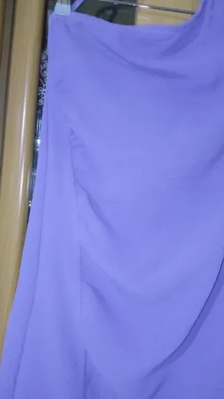 Vestido violeta de tirantes talla M