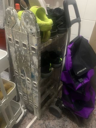 Escalera telescópica multiusos