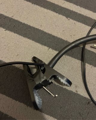 Lampada da tavolo con clip