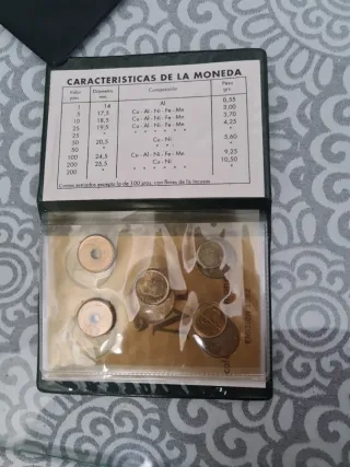 Cartera Monedas Juan Carlos I 1992