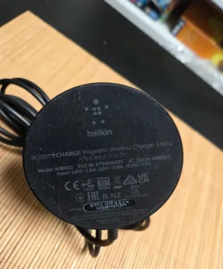 Base Carga Inalambrica Belkin Negra