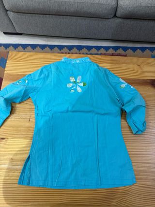 Camisa SIPECUSA floral azul talla S