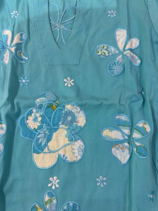 Camisa SIPECUSA floral azul talla S