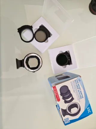 Adattatore JJC Canon EF a RF con Filtri