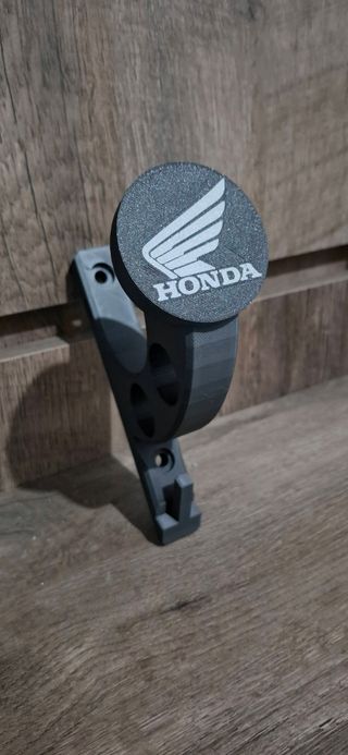 Soporte casco/chaqueta para moto personalizable