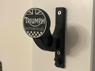 Soporte casco/chaqueta para moto personalizable