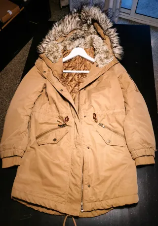Parka mujer camel Talla S/36