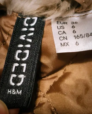 Parka mujer camel Talla S/36