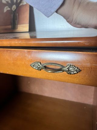 Mueble recibidor salón madera