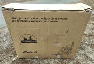 Remolque bici Ebikeco 2 plazas