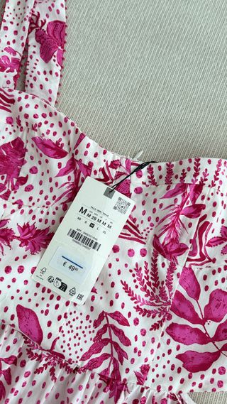 Vestido Zara Estampado Floral