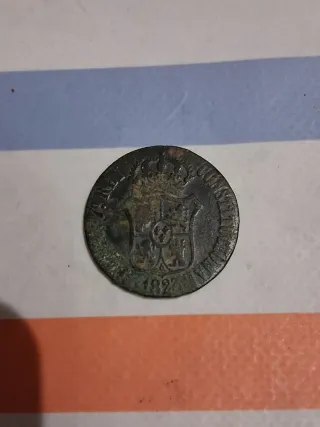 Moneda Antigua Tres Cuartos