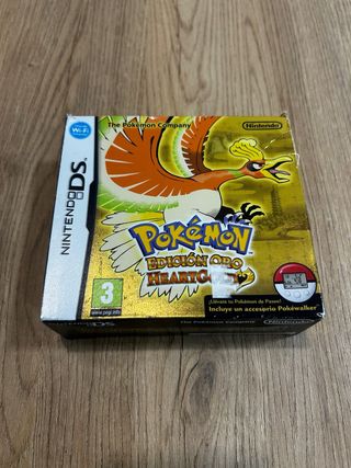 Caja Pokémon Heart Gold Edición Oro Nintendo DS