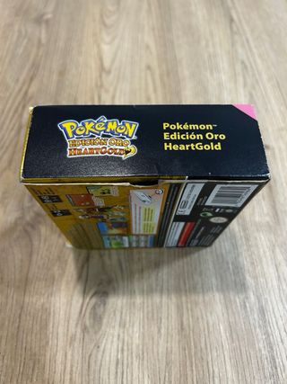 Caja Pokémon Heart Gold Edición Oro Nintendo DS