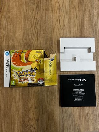 Caja Pokémon Heart Gold Edición Oro Nintendo DS