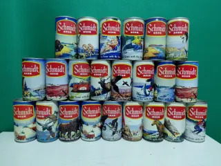Lattine vuote Schmidt Beer da collezione