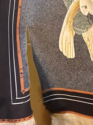 Rotolo Seta Dipinta Mano Cina Vintage