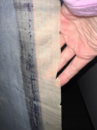 Rotolo Seta Dipinta Mano Cina Vintage