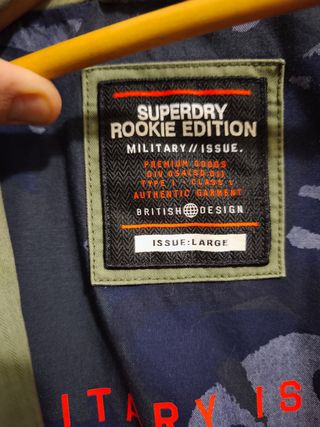 Chaqueta Superdry Rookie Edition Verde Militar