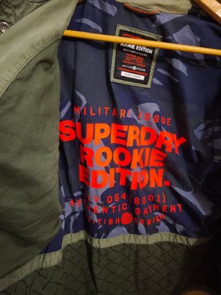 Chaqueta Superdry Rookie Edition Verde Militar
