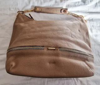 Bolso Carolina Herrera Piel Camel Grande