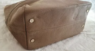 Bolso Carolina Herrera Piel Camel Grande