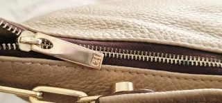 Bolso Carolina Herrera Piel Camel Grande